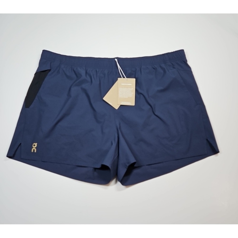On Cloud Womens Blue Essential‎ Lined Running Shorts Size XXL NWT